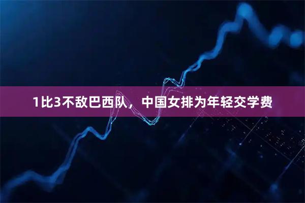 1比3不敌巴西队，中国女排为年轻交学费